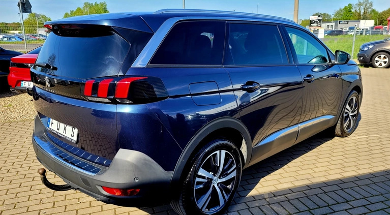 Peugeot 5008 cena 69999 przebieg: 134000, rok produkcji 2019 z Świętochłowice małe 631